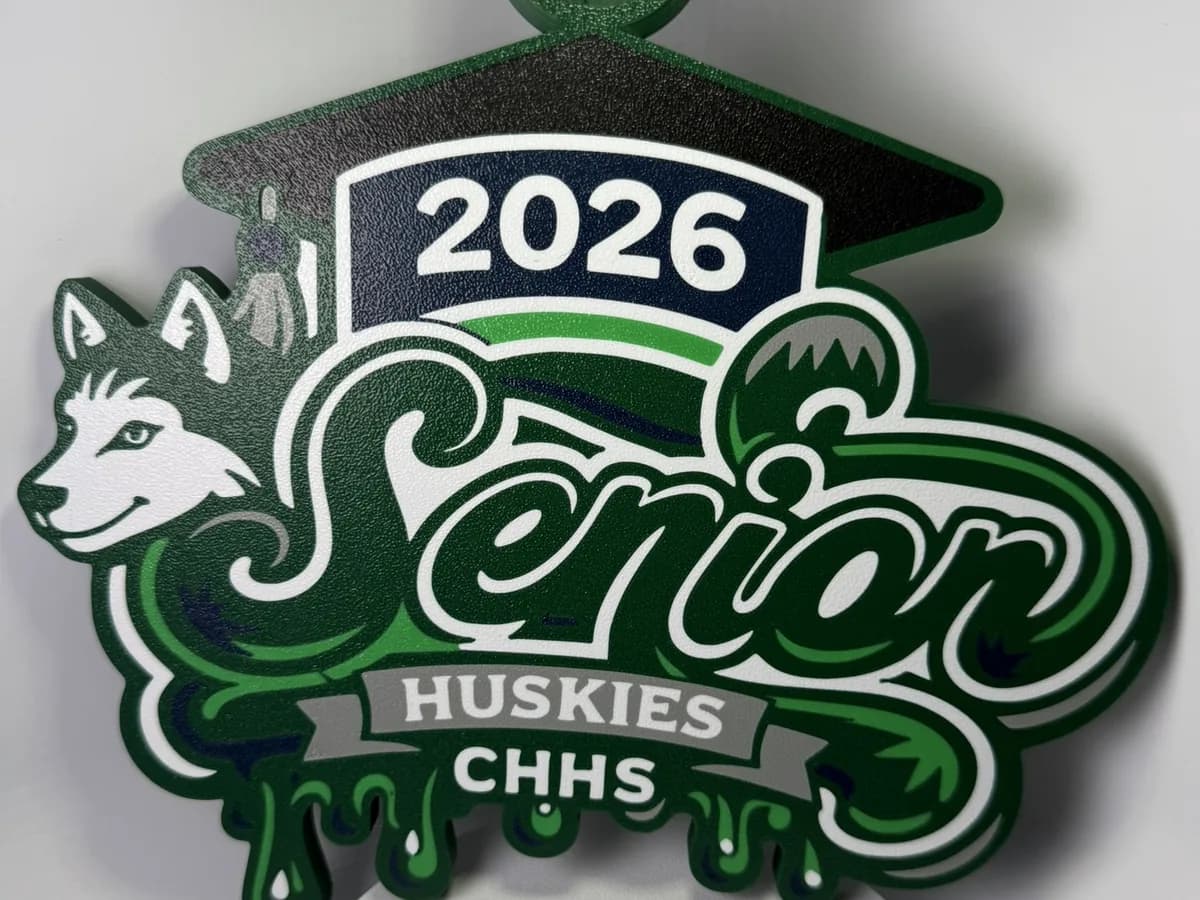 Huskies CHHS class of 2026 graduation medallion